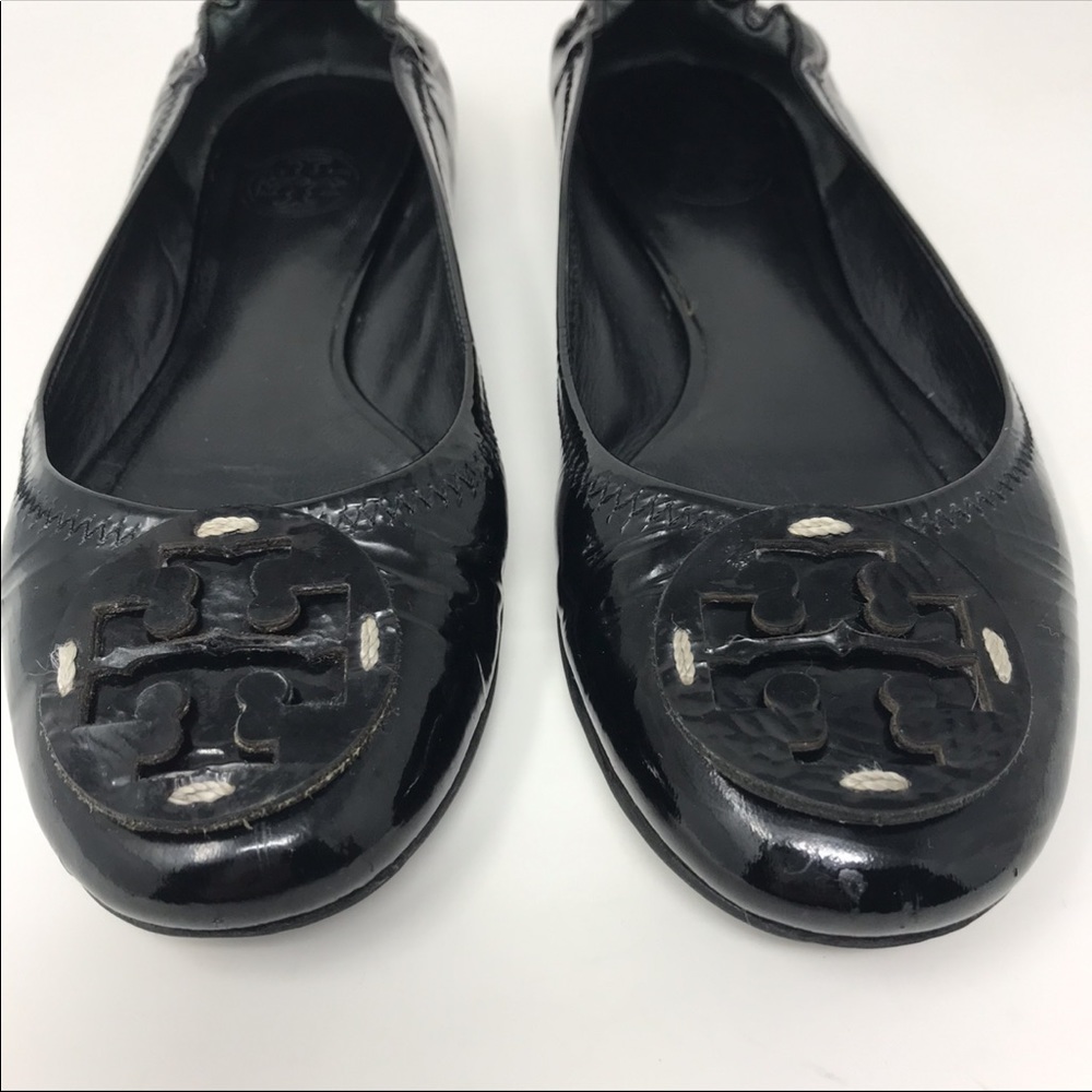 Tory Burch Black Flats Size 7 - Picture 3 of 16